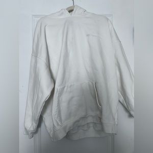 Boohoo white DSGN Studio hoodie